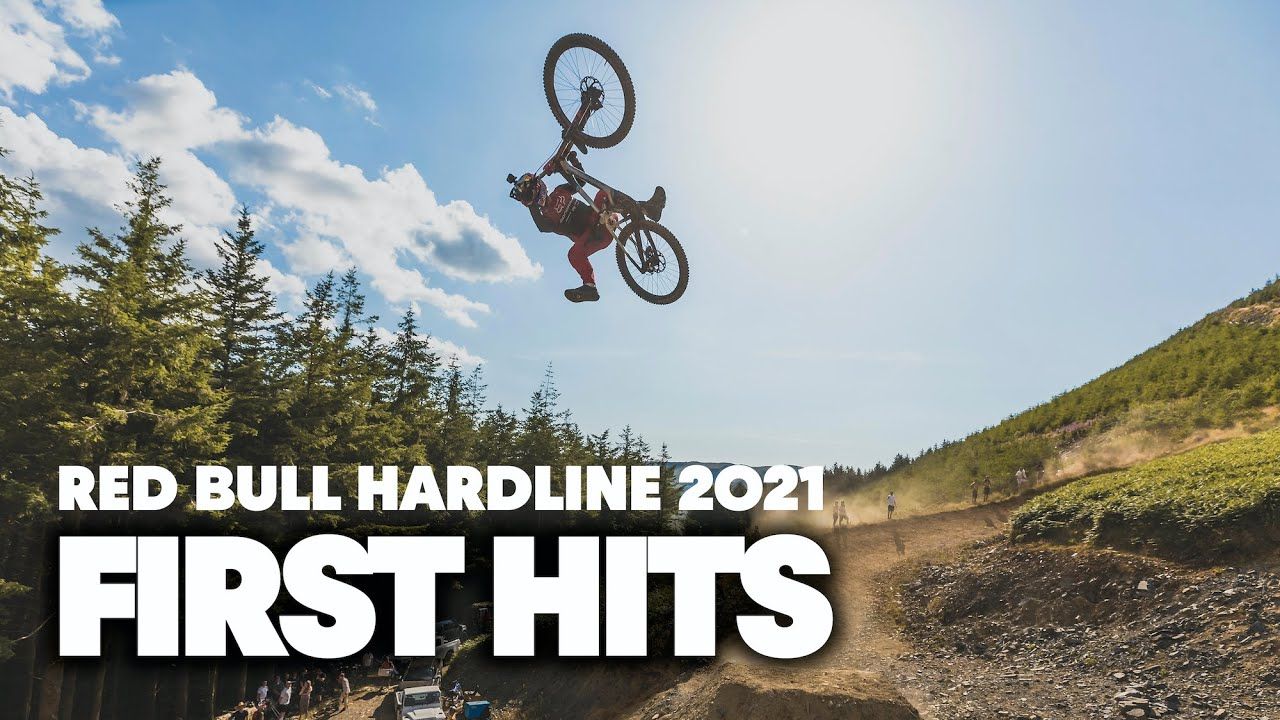 Red Bull Hardline First Hits on Practise Day