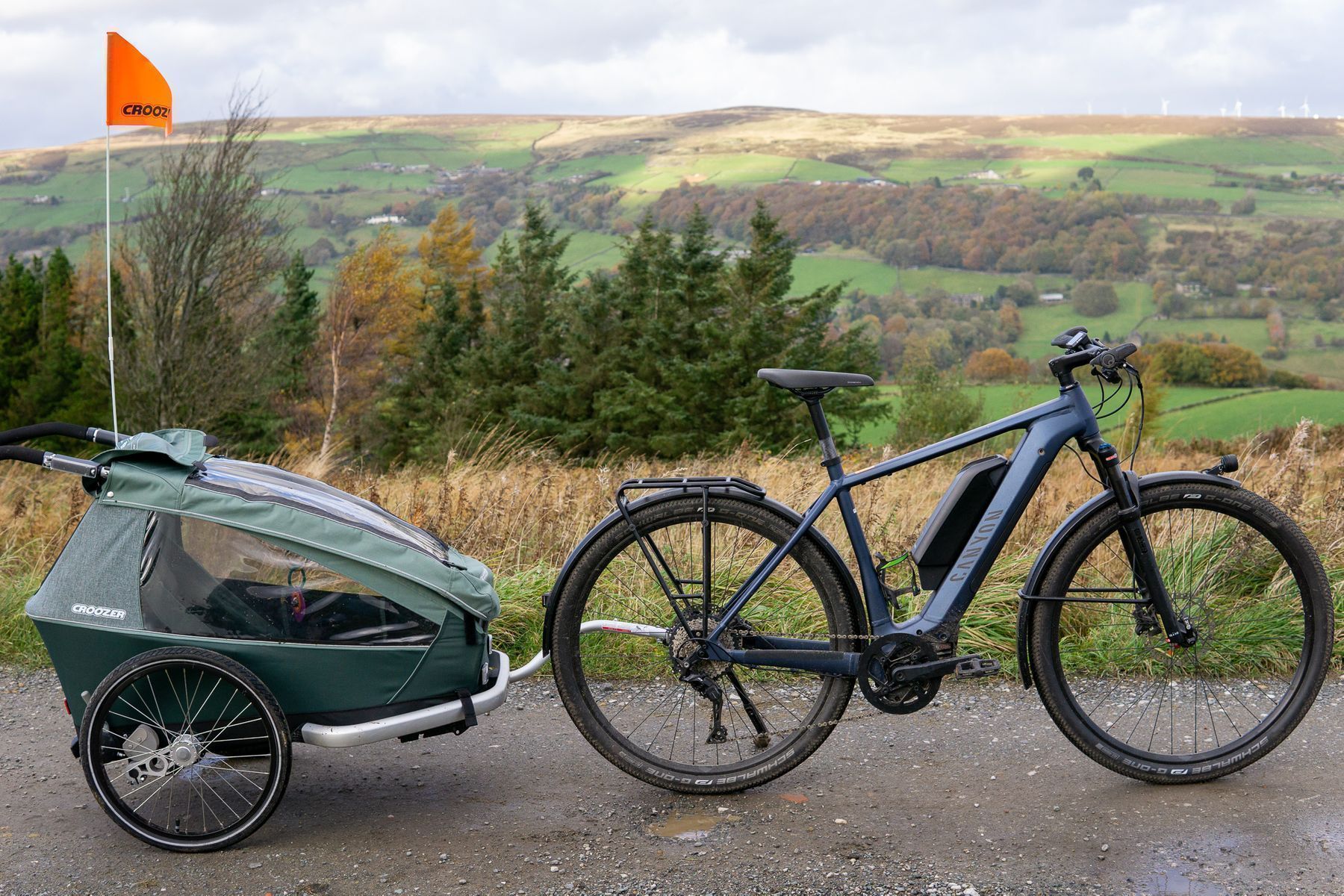 Review | Canyon Pathlite:On 8.0 and Croozer Vaaya 1 trailer – The ultimate family adventure setup?