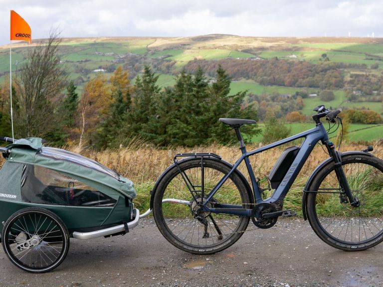 Review | Canyon Pathlite:On 8.0 and Croozer Vaaya 1 trailer – The ultimate family adventure setup?
