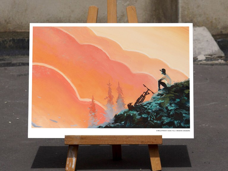 Singletrack Issue 142 Art Print