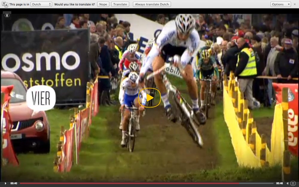Belgian TV gets it right..