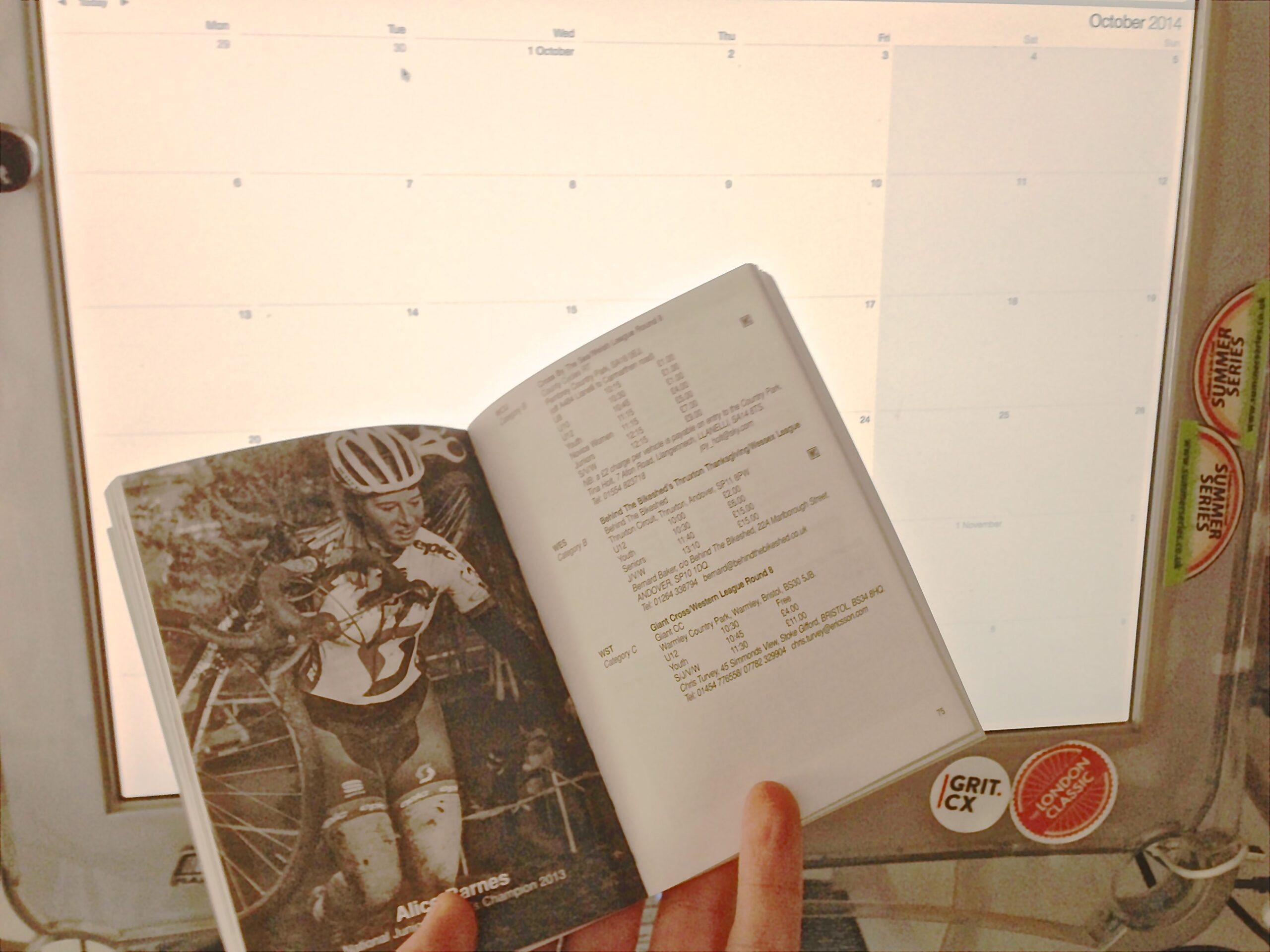 Calling cross race organisers, we’re creating a calender