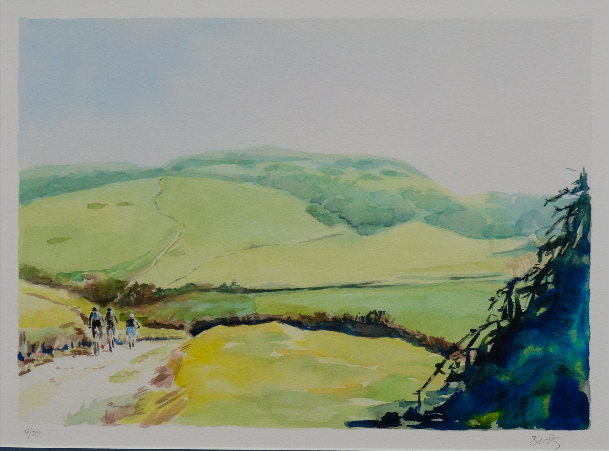 Beate Kubitz Classic Ride Print #124 Isle Of Wight - Image 2