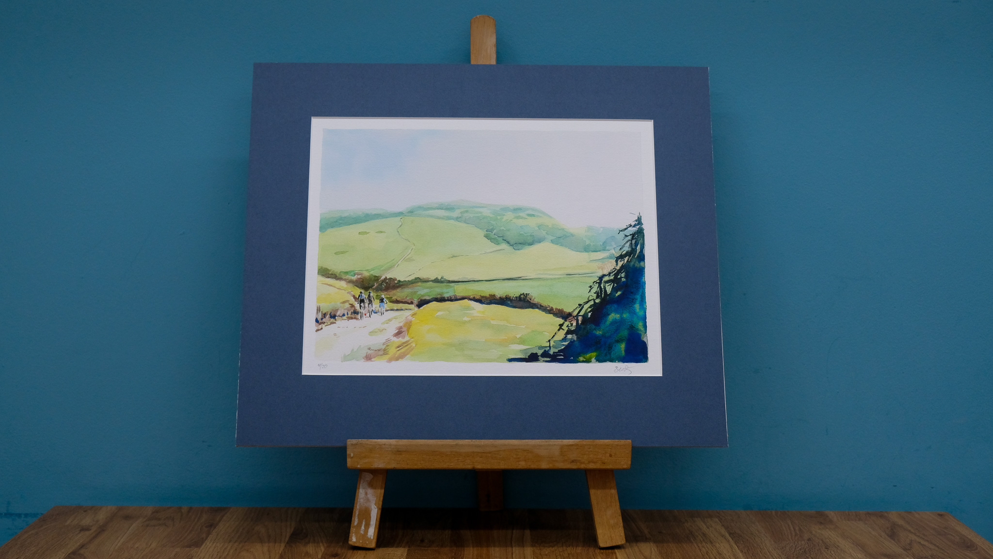 Beate Kubitz Classic Ride Print #124 Isle Of Wight