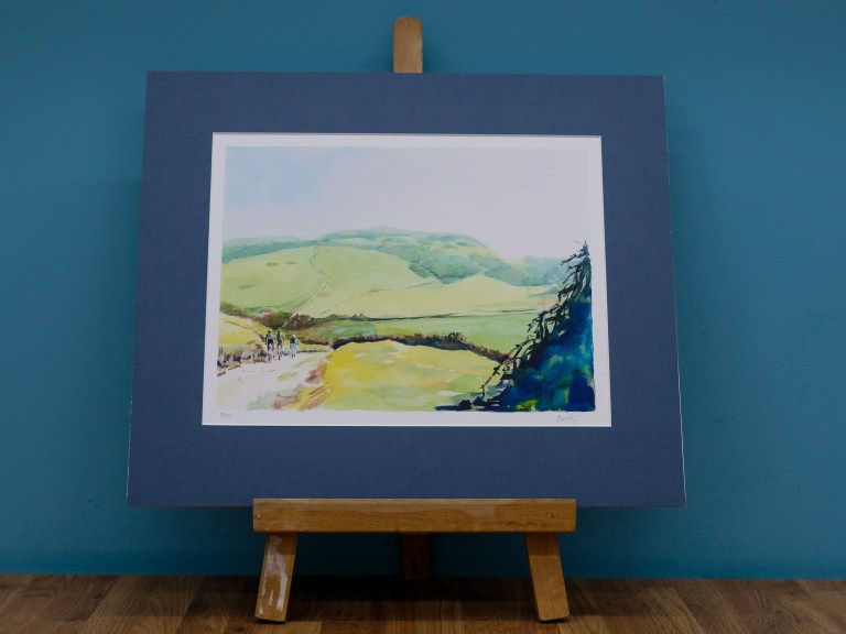 Beate Kubitz Classic Ride Print #124 Isle Of Wight