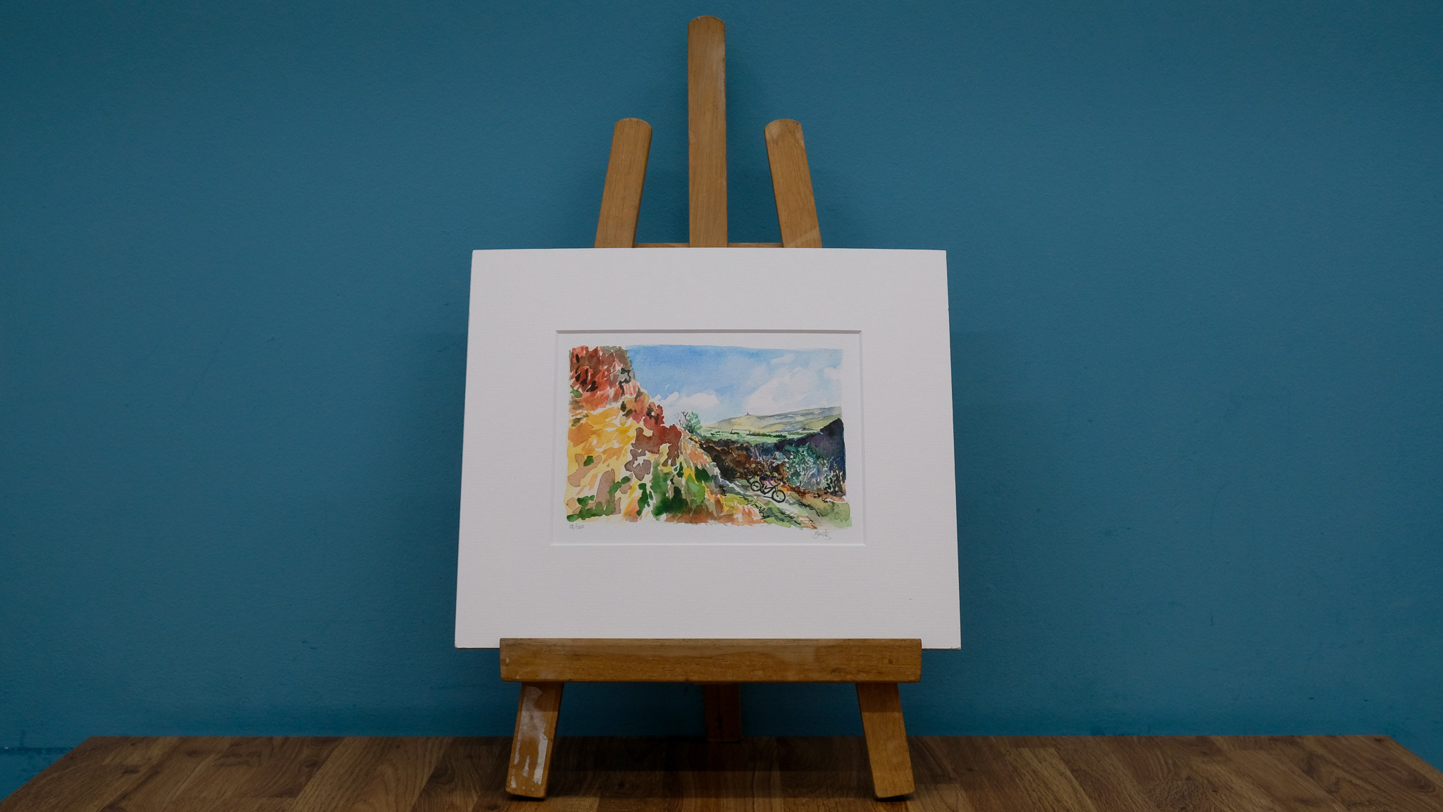 Beate Kubitz Classic Ride Print #104 Historic Calderdale