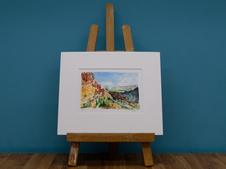 Beate Kubitz Classic Ride Print #104 Historic Calderdale