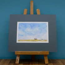 Beate Kubitz Classic Ride Print #90 South Downs Skies