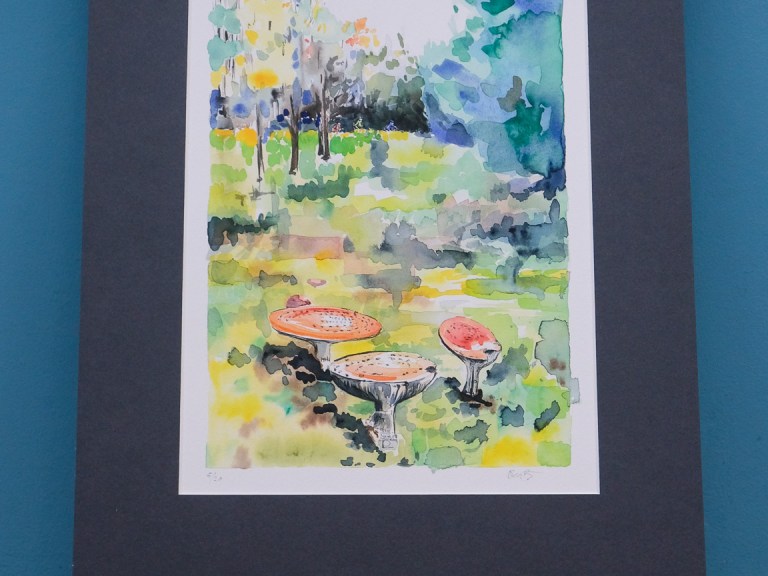 Beate Kubitz Classic Ride Print #122 The Border Of The Borderlands