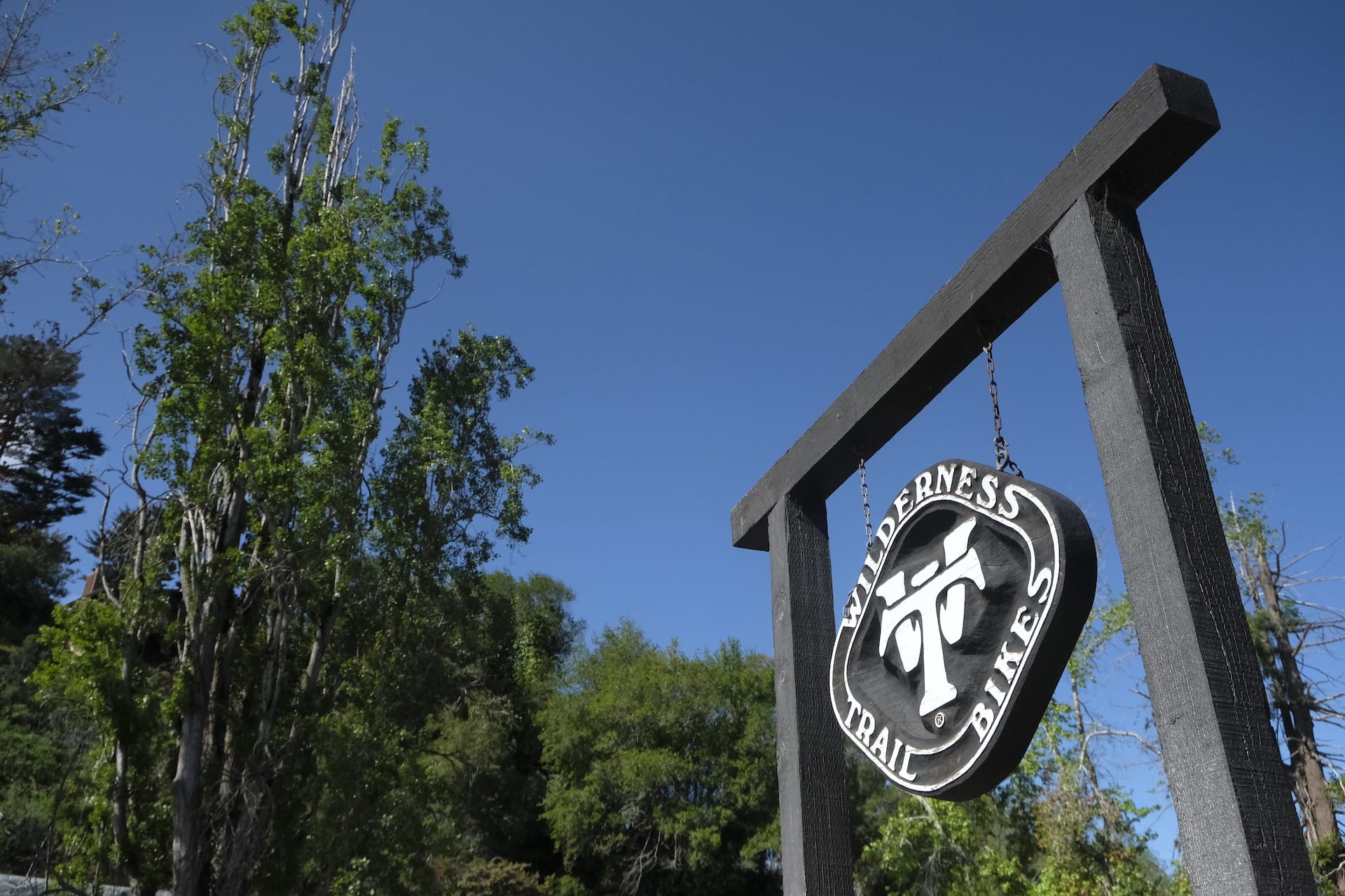 Wilderness Trail Bikes sign