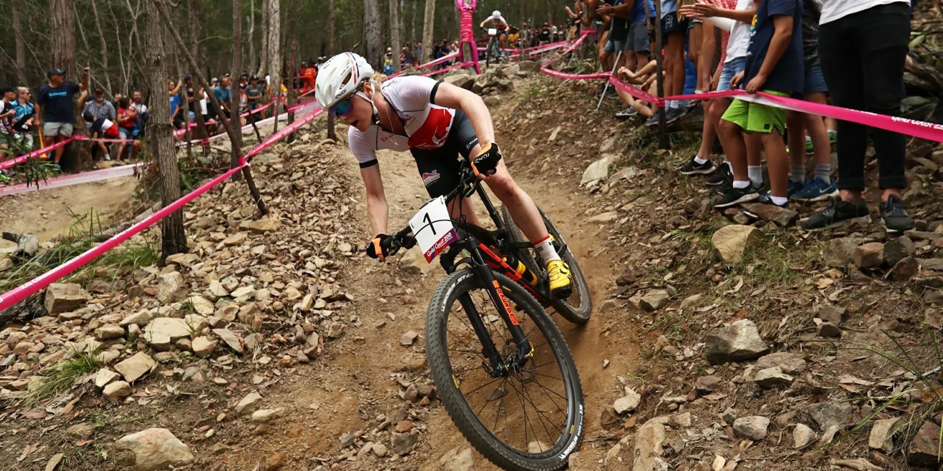 Commonwealth Games mountain biking today from 11:30am