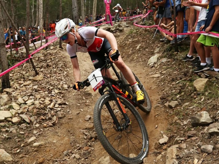Commonwealth Games mountain biking today from 11:30am