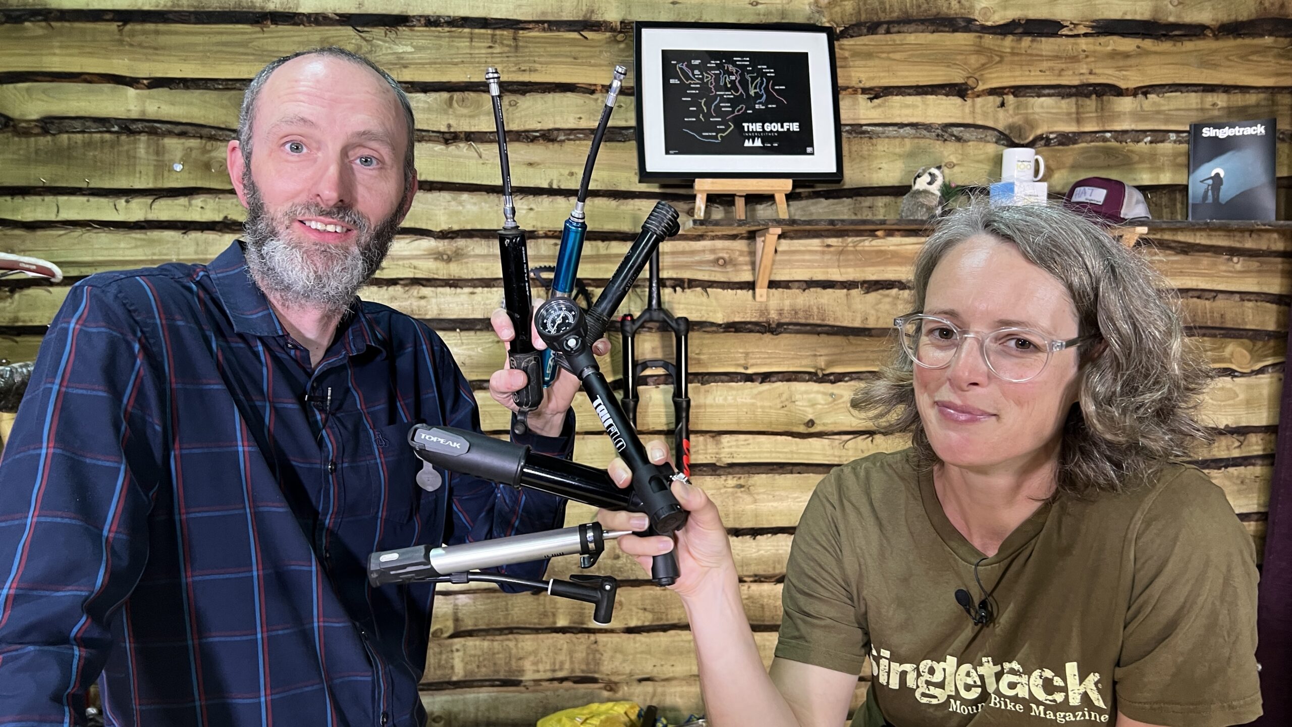 Singletrack Unscripted – Talking about mini pumps