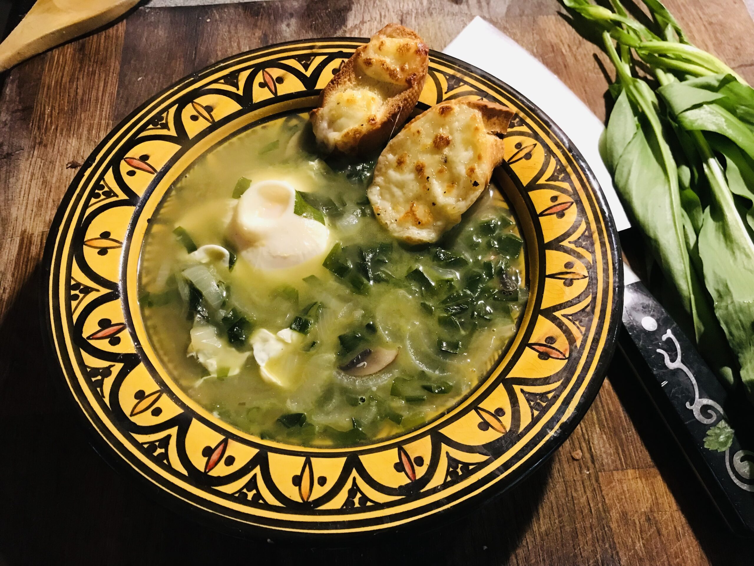wild garlic soup