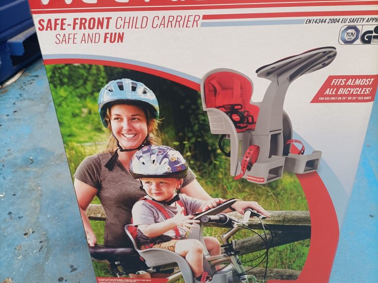 Wee ride top tube child bike seat