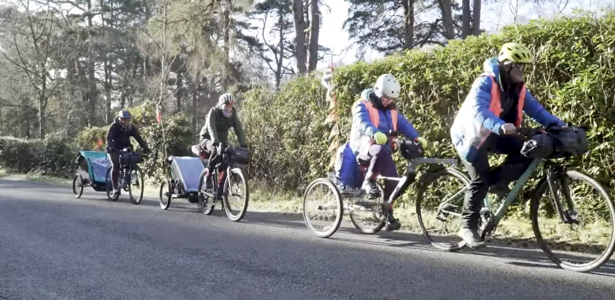 Along For The Ride | Bike packing with young families