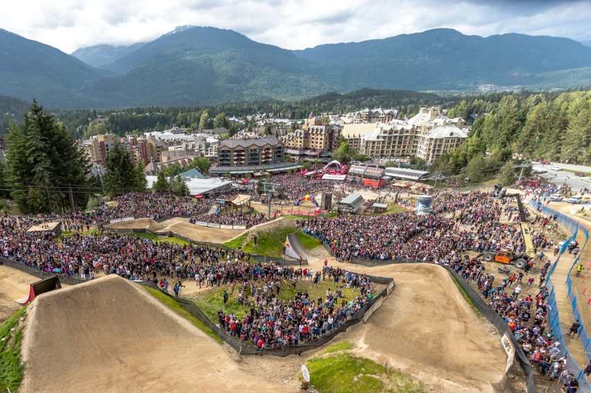 Red Bull Crankworx Whistler crowds