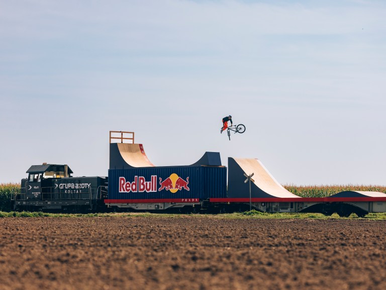 Freight Worse Than Death? Slopestyle on a Train!