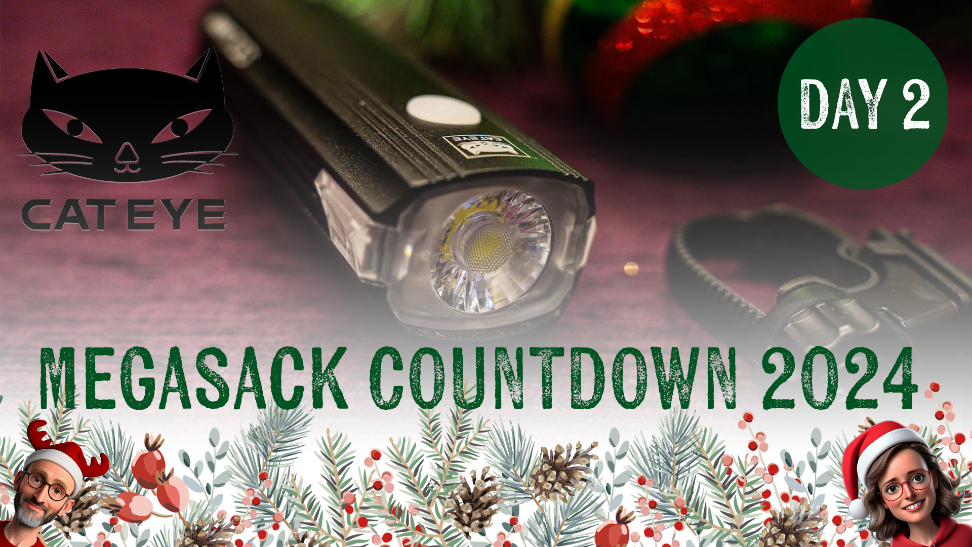 MegaSack 2024 Day 2 – Win Cat Eye AMP Front Lights worth £320