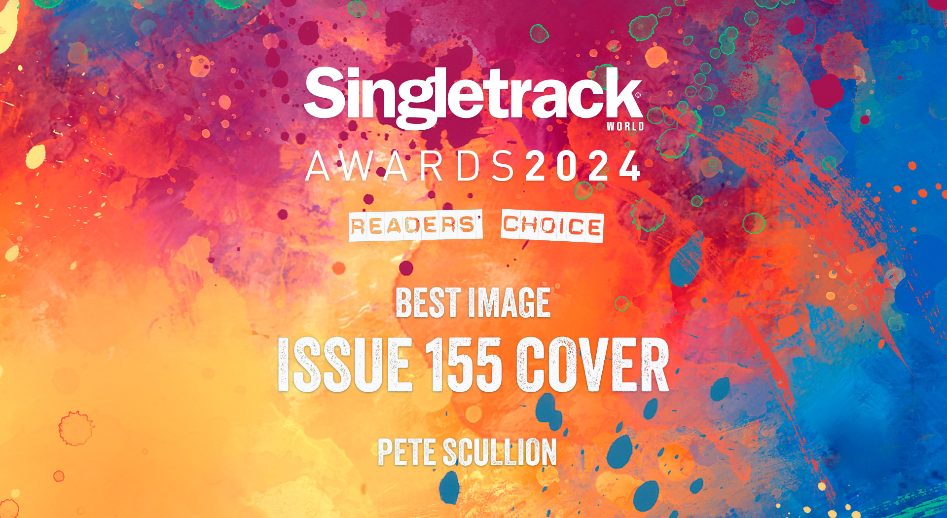 Best Image of 2024: Singletrack Issue 155 Cover by Pete Scullion
