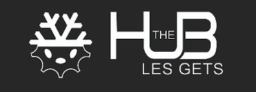the hub les gets logo