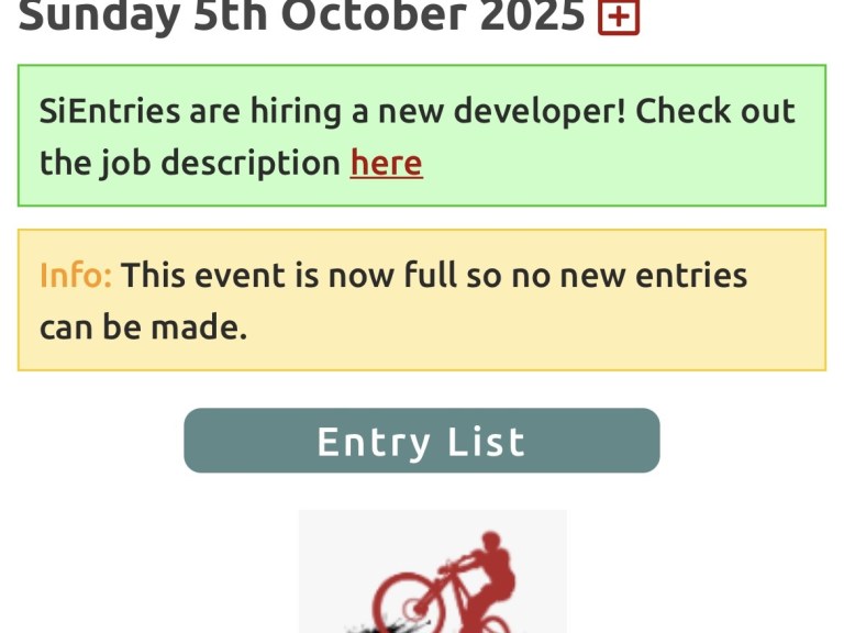 PEAKS ENDURO TICKET, 1XEMTB class