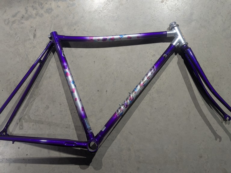 Immaculate 1992/1993 Reverse Mullet Raleigh Dyna-Tech TT Frameset!